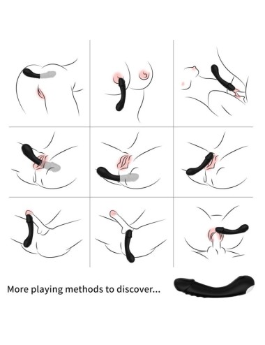 ARMONY - DILDO VIBRATOR G-SPOT SILICONE BLACK