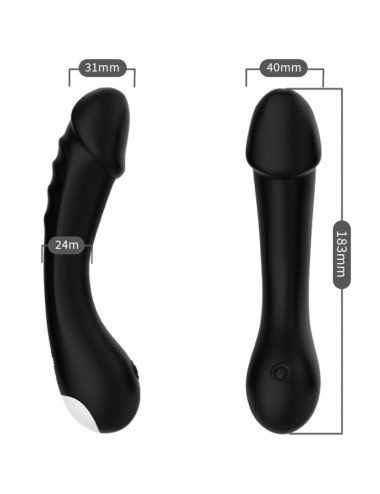 ARMONY - DILDO VIBRATOR G-SPOT SILICONE BLACK