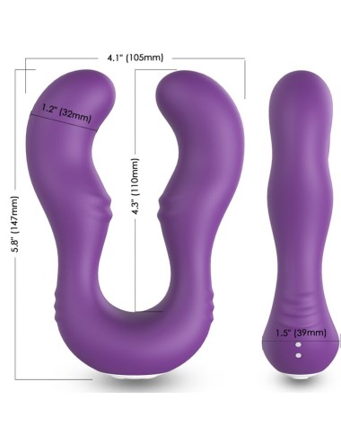 ARMONY - SERAPH VIBRATOR DOUBLE REMOTE CONTROL PURPLE