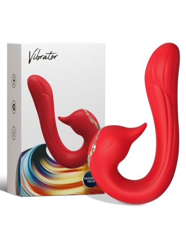 ARMONY - DELFIN VIBRATOR MULTIPOSITION & HEAT EFFECT RED