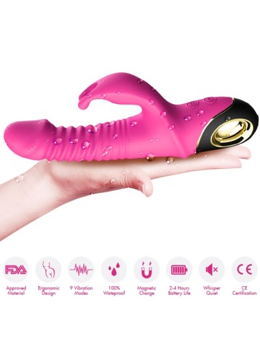 ARMONY - ZING DILDO VIBRATOR RABBIT FUCHSIA