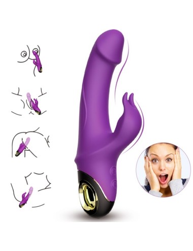 ARMONY - METEROR DILDO VIBRATOR RABBIT ROTATOR PURPLE
