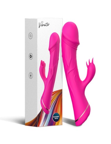 ARMONY - DILDO VIBRATOR RABBIT SILICONE FUCHSIA