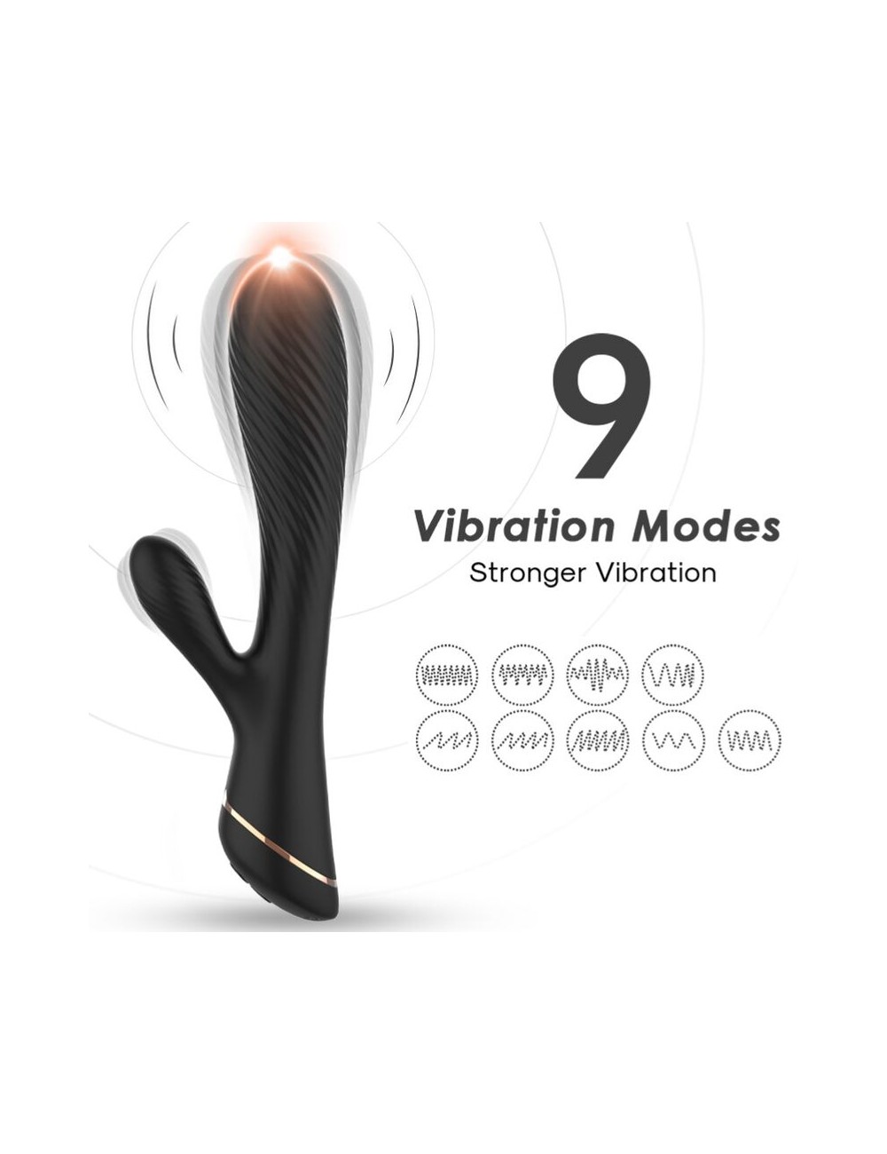 ARMONY - VIBRATOR RABBIT SILICONE BLACK
