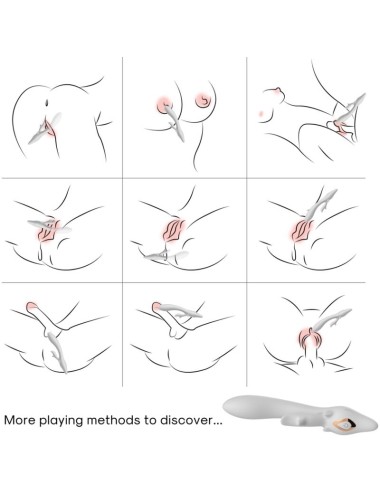ARMONY - ELK VIBRATOR RABBIT CURVED RED