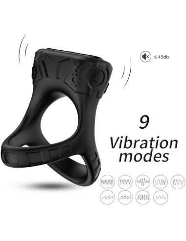 ARMONY - RING VIBRATOR & MULTIPOSITION BLACK