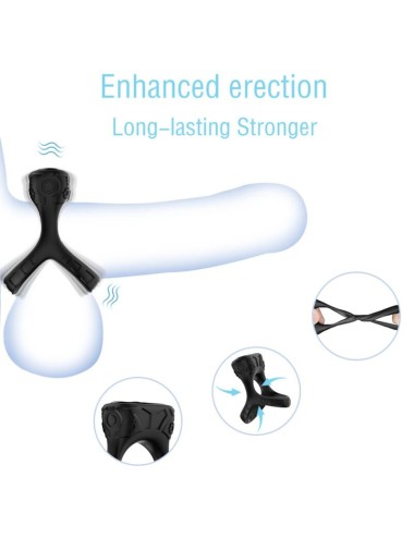 ARMONY - RING VIBRATOR & MULTIPOSITION BLACK