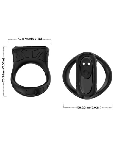 ARMONY - RING VIBRATOR & MULTIPOSITION BLACK
