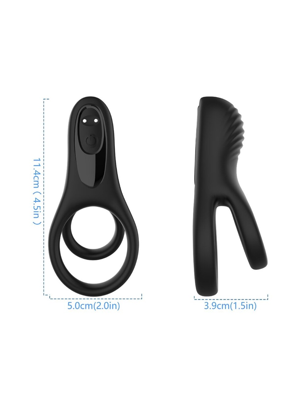 ARMONY - DOUBLE RING VIBRATOR BLACK