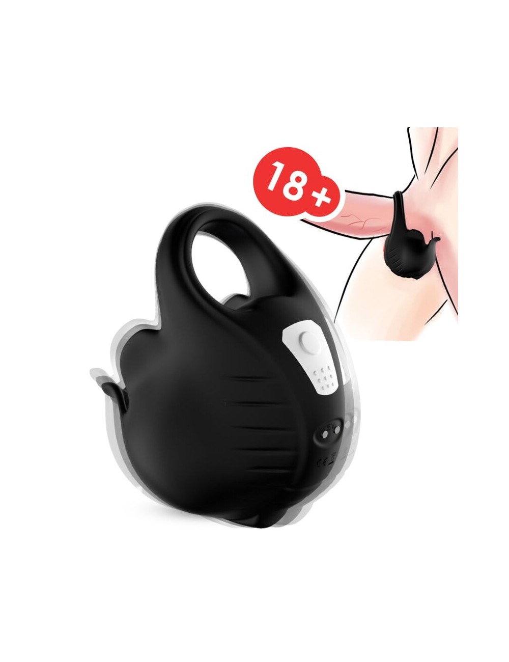 ARMONY - CUPPING VIBRATOR RING BLACK