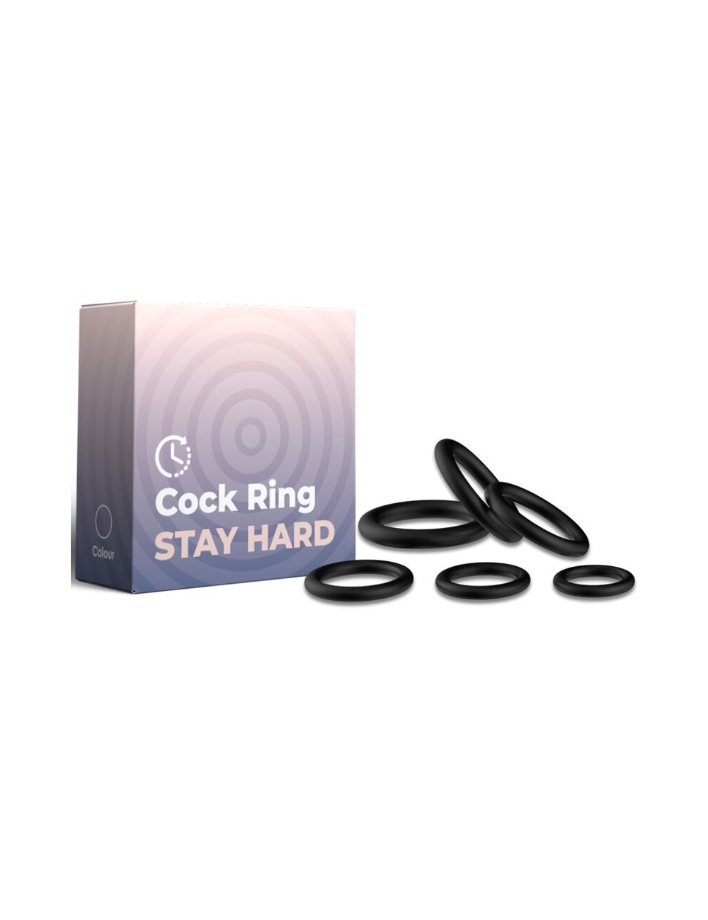 ARMONY - RINGS SILICONE BLACK