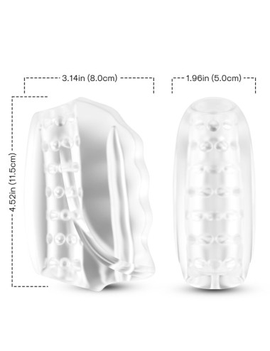 ARMONY - MASTER MASTURBATOR & VIBRATOR TRANSPARENTE
