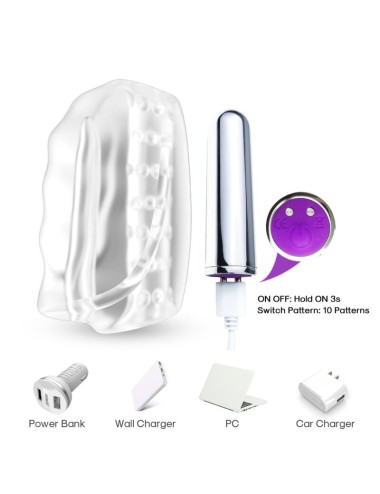 ARMONY - MASTER MASTURBATOR & VIBRATOR TRANSPARENTE