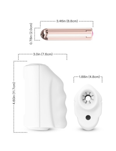 ARMONY - MASTER MASTURBATOR & VIBRATOR WHITE