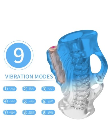 ARMONY - MASTURBATOR FINGER & VIBRATOR BLUE GRADIENT