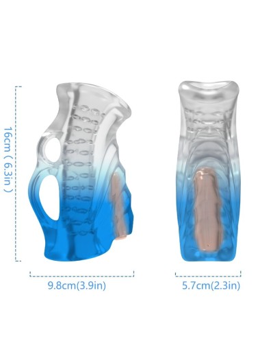 ARMONY - MASTURBATOR FINGER & VIBRATOR BLUE GRADIENT