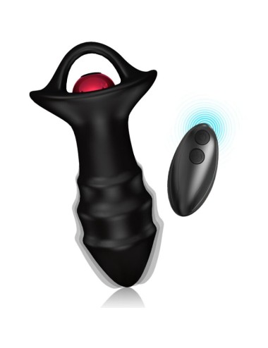 ARMONY - KYLIN FINGER VIBRATOR & ANAL PLUG REMOTE CONTROL BLACK