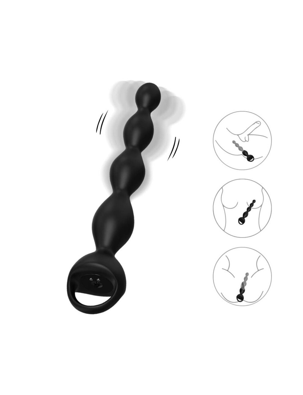 ARMONY - VIBRATOR FINGER ANAL PLUG BLACK