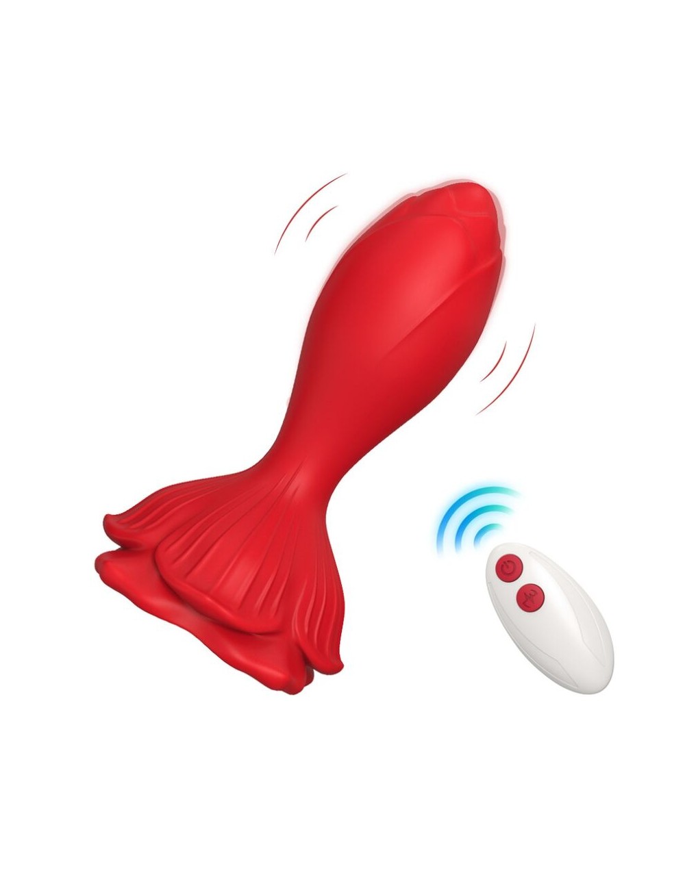ARMONY - PINK VIBRATOR & ANAL PLUG SMALL REMOTE CONTROL RED