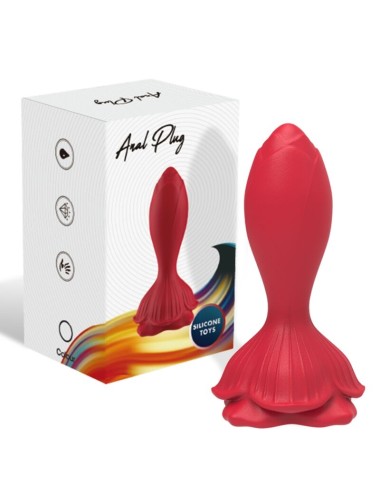 ARMONY - PINK VIBRATOR & ANAL PLUG SMALL REMOTE CONTROL RED
