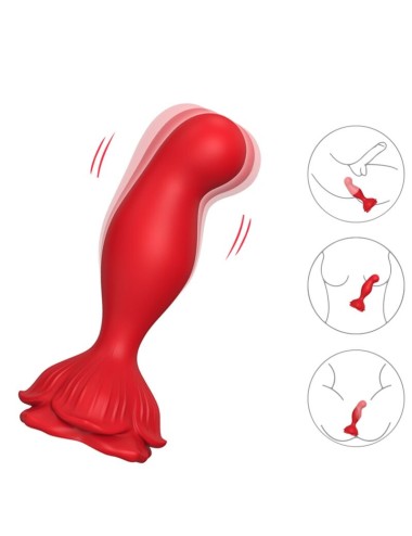 ARMONY - PINK VIBRATOR & ANAL PLUG REMOTE CONTROL RED