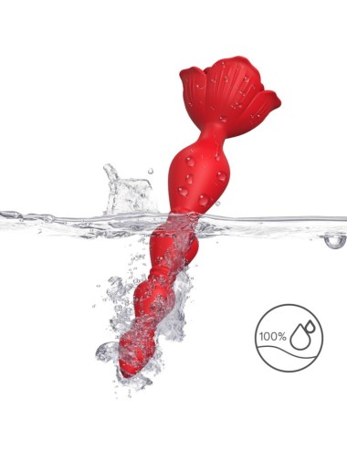 ARMONY - PINK VIBRATOR PAGODA & ANAL PLUG RED