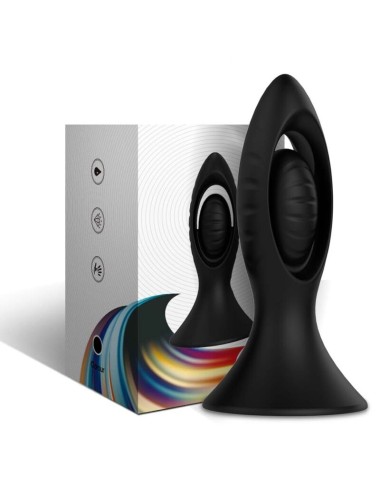 ARMONY - VIBRATOR & ANAL PLUG SILICONE BLACK