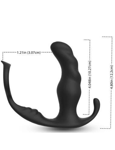 ARMONY - KNIGHT VIBRATOR ANAL PROSTATE & RING REMOTE CONTROL BLACK