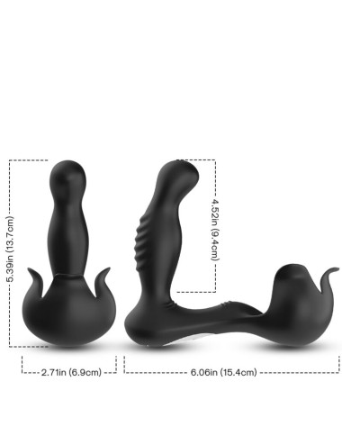 ARMONY - SURROUND VIBRATOR ANAL & STIMULATOR TESTICULOS REMOTE CONTROL BLACK