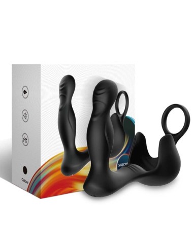 ARMONY - SURROUND VIBRATOR ANAL & STIMULATOR TESTICULOS & RING REMOTE CONTROL BLACK