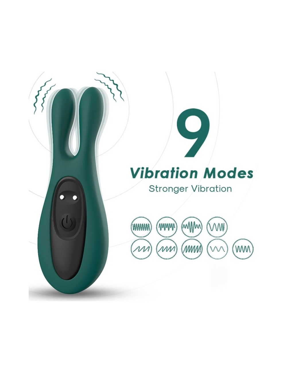 ARMONY - STIMULATOR & VIBRATOR RABBIT GREEN