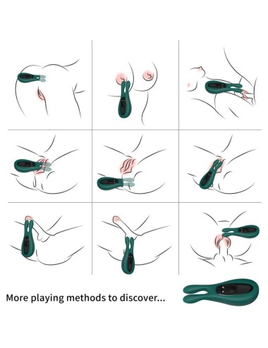 ARMONY - STIMULATOR & VIBRATOR RABBIT GREEN