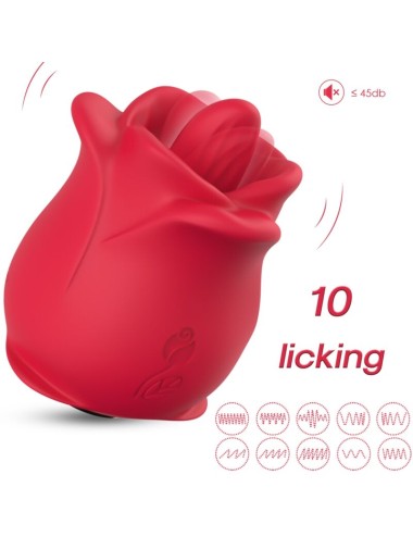 ARMONY - ROSE 10 MODES LICKING CLIT VIBRATOR RED