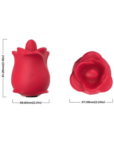 ARMONY - ROSE 10 MODES LICKING CLIT VIBRATOR RED
