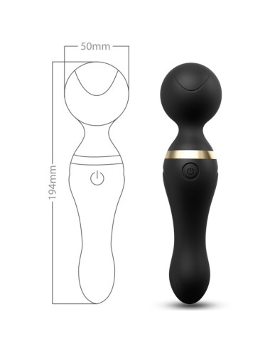 ARMONY - FREEZA MASSAGER & VIBRATOR SUPER FLEXIBLE HEAD BLACK