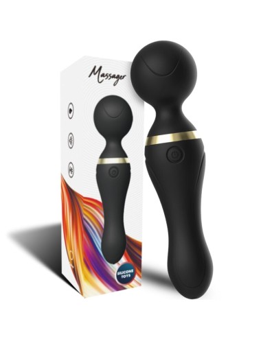 ARMONY - FREEZA MASSAGER & VIBRATOR SUPER FLEXIBLE HEAD BLACK