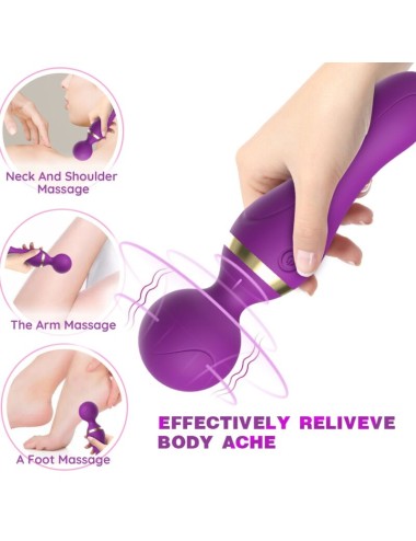 ARMONY - FREEZA MASSAGER & VIBRATOR SUPER FLEXIBLE HEAD PURPLE