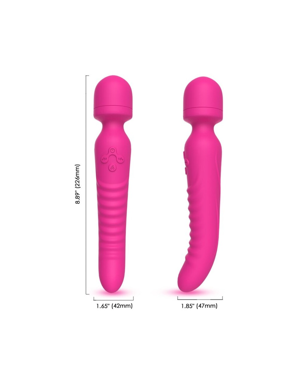 ARMONY - MISSION MASSAGER & VIBRATOR HEAT EFFECT FUCHSIA