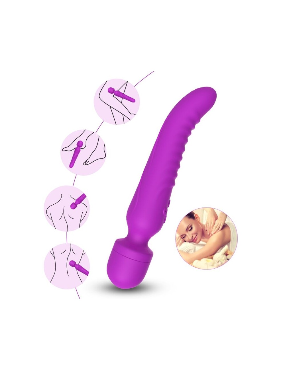 ARMONY - MISSION MASSAGER & VIBRATOR HEAT EFFECT PURPLE