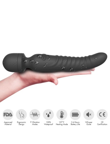 ARMONY - MISSION MASSAGER & VIBRATOR HEAT EFFECT BLACK