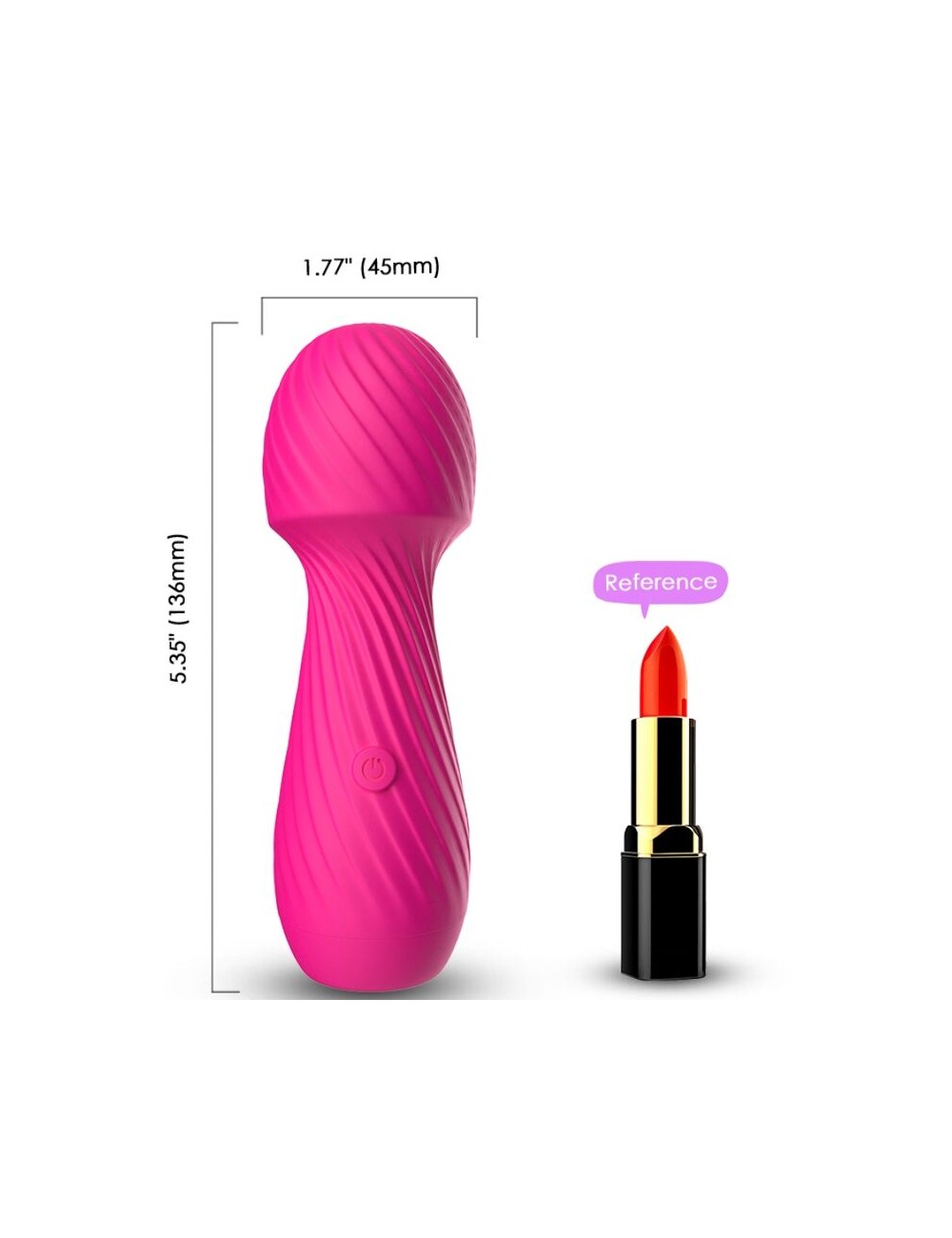 ARMONY - DAZZLE MASSAGER & VIBRATOR SMALL FUCHSIA