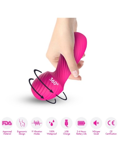 ARMONY - DAZZLE MASSAGER & VIBRATOR SMALL FUCHSIA