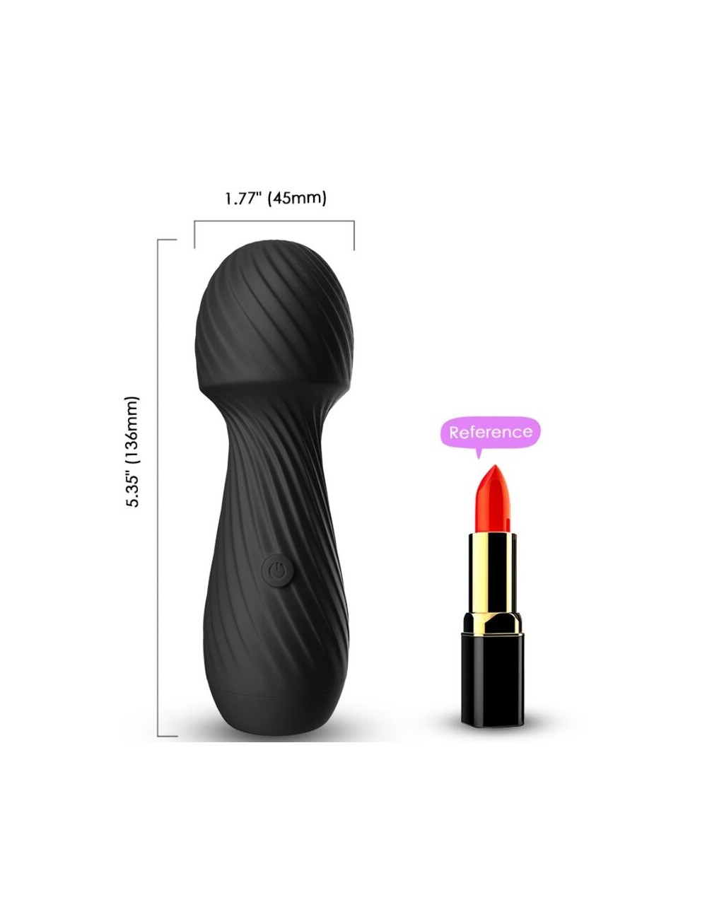 ARMONY - DAZZLE MASSAGER & VIBRATOR SMALL BLACK