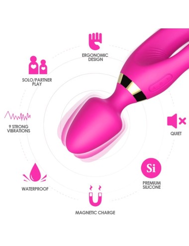 ARMONY - MASSAGER & VIBRATOR RABBIT FUCHSIA