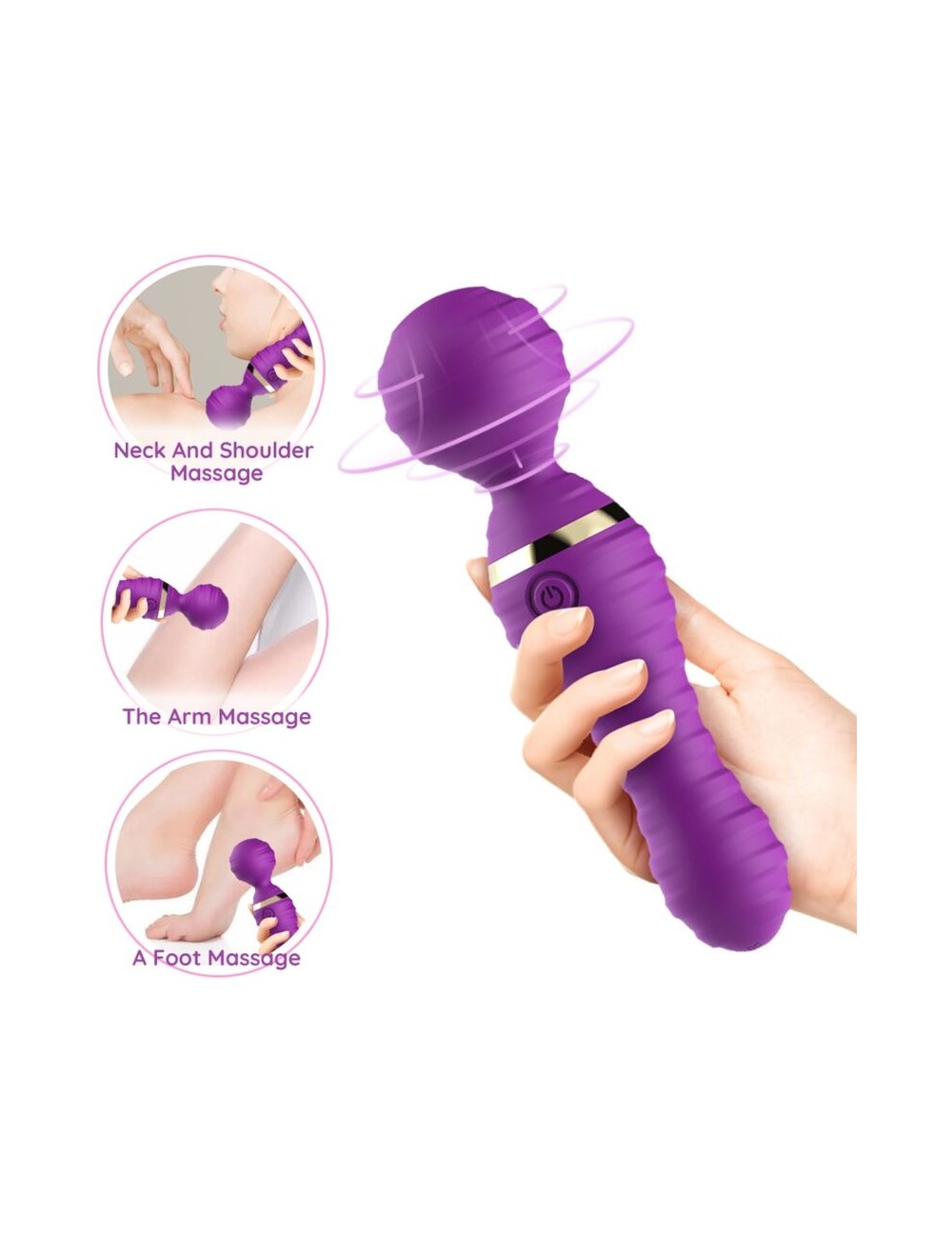 ARMONY - FREEDO MASSAGER & VIBRATOR SMALL PURPLE