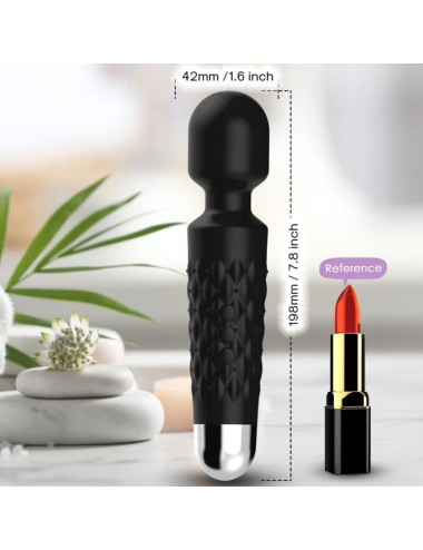 ARMONY - POSTMAN MASSAGER & VIBRATOR SUPER FLEXIBLE HEAD BLACK