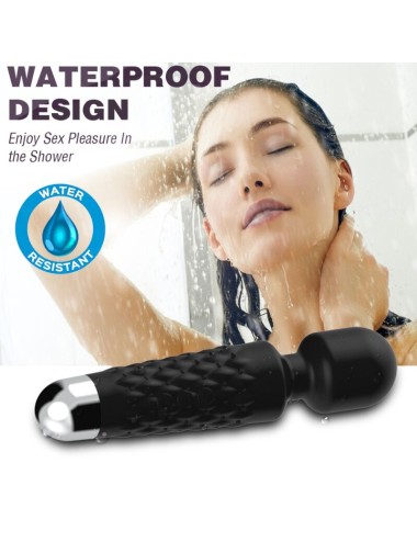 ARMONY - POSTMAN MASSAGER & VIBRATOR SUPER FLEXIBLE HEAD BLACK