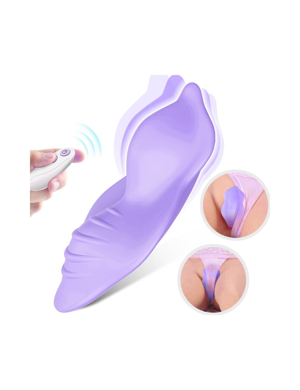 ARMONY - WHISPER WEARABLE PANTIES VIBRATOR REMOTE CONTROL PURPLE