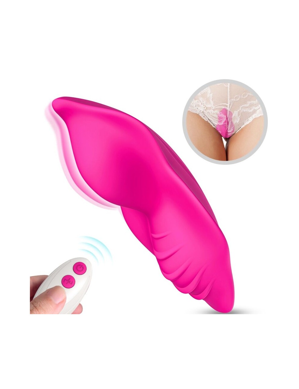 ARMONY - WHISPER WEARABLE PANTIES VIBRATOR REMOTE CONTROL FUCHSIA