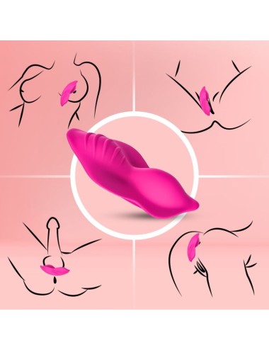 ARMONY - WHISPER WEARABLE PANTIES VIBRATOR REMOTE CONTROL FUCHSIA